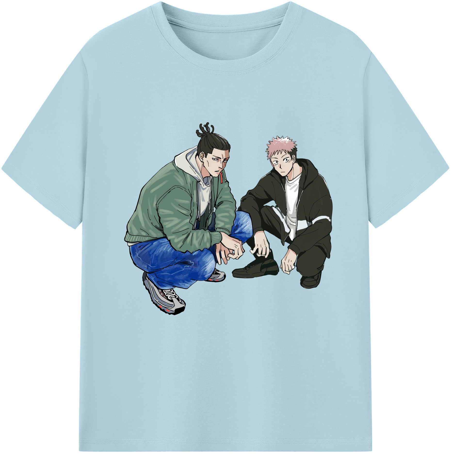 （画像用） 呪術廻戦 Jujutsu Kaisen 綿100％半袖Tシャツ（フロントプリント）